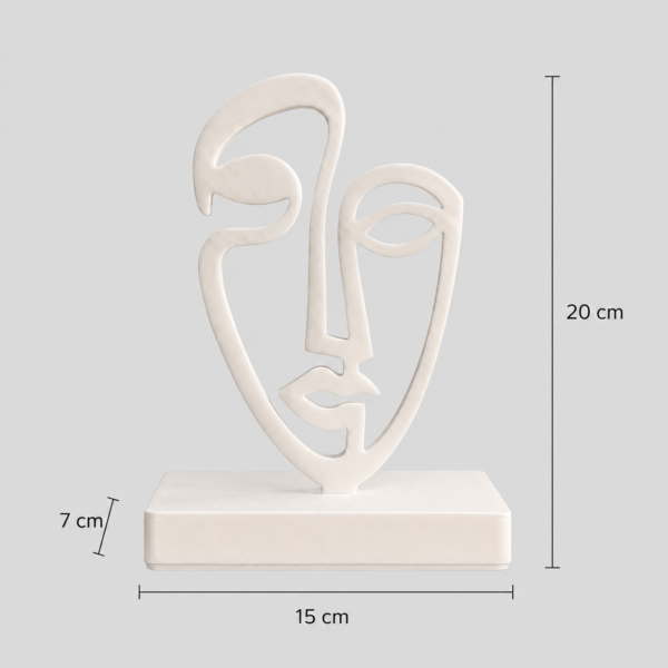 Abstract Face Sculpture - F1