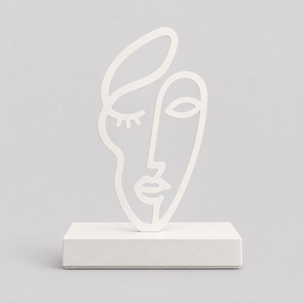 Abstract Face Sculpture - F2