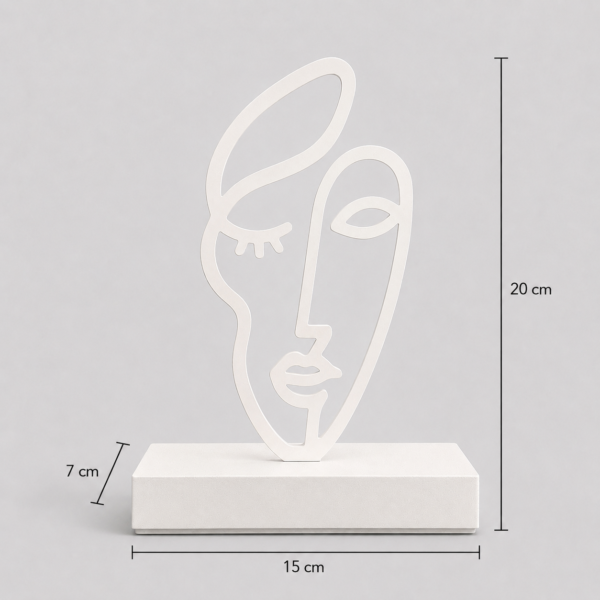 Abstract Face Sculpture - F2