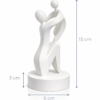 D30_S1 Together Forever – Abstract Family Sculpture Medium