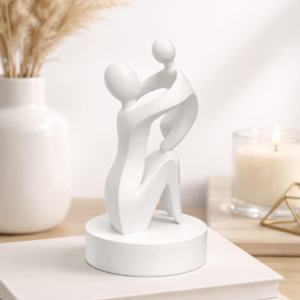 d30_1 Together Forever – Abstract Family Sculpture Medium